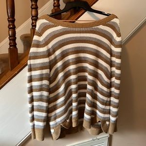 Lane Bryant Striped Sweater Plus Size Fall